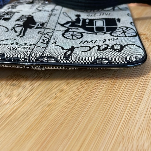 Coach Carriage Crossbody Grey & Black Crossbody Bag - Picture 10 of 10